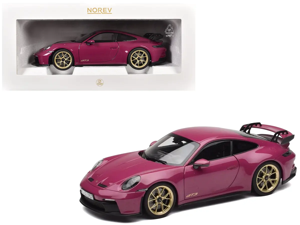 2021 Porsche 911 Gt3 Ruby Star Neo 1/18 Diecast Model Car By Norev 1