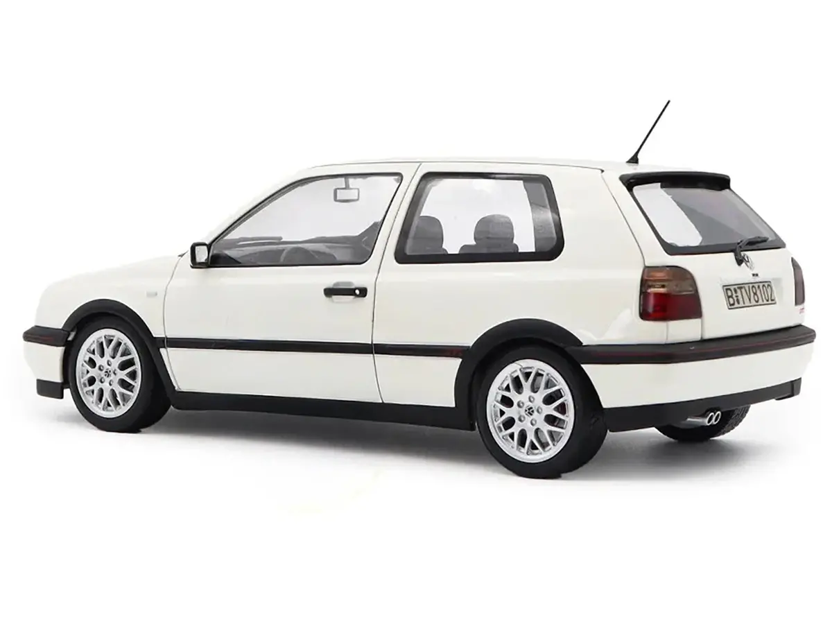 1996 Volkswagen Golf Gti Candy White "20 Years Anniversary Edition" 1/18 Diecast Model Car By Norev 2