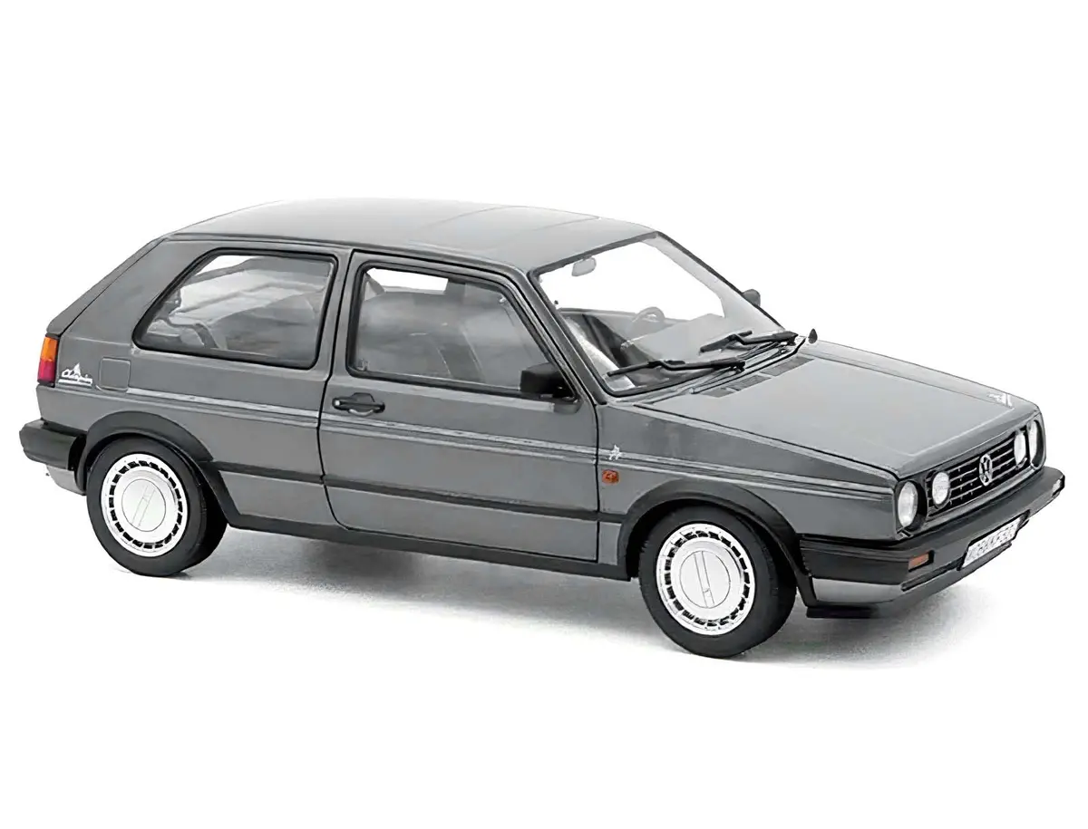 1989 Volkswagen Golf Champion Gray Metallic 1/18 Diecast Model Car By Norev 2