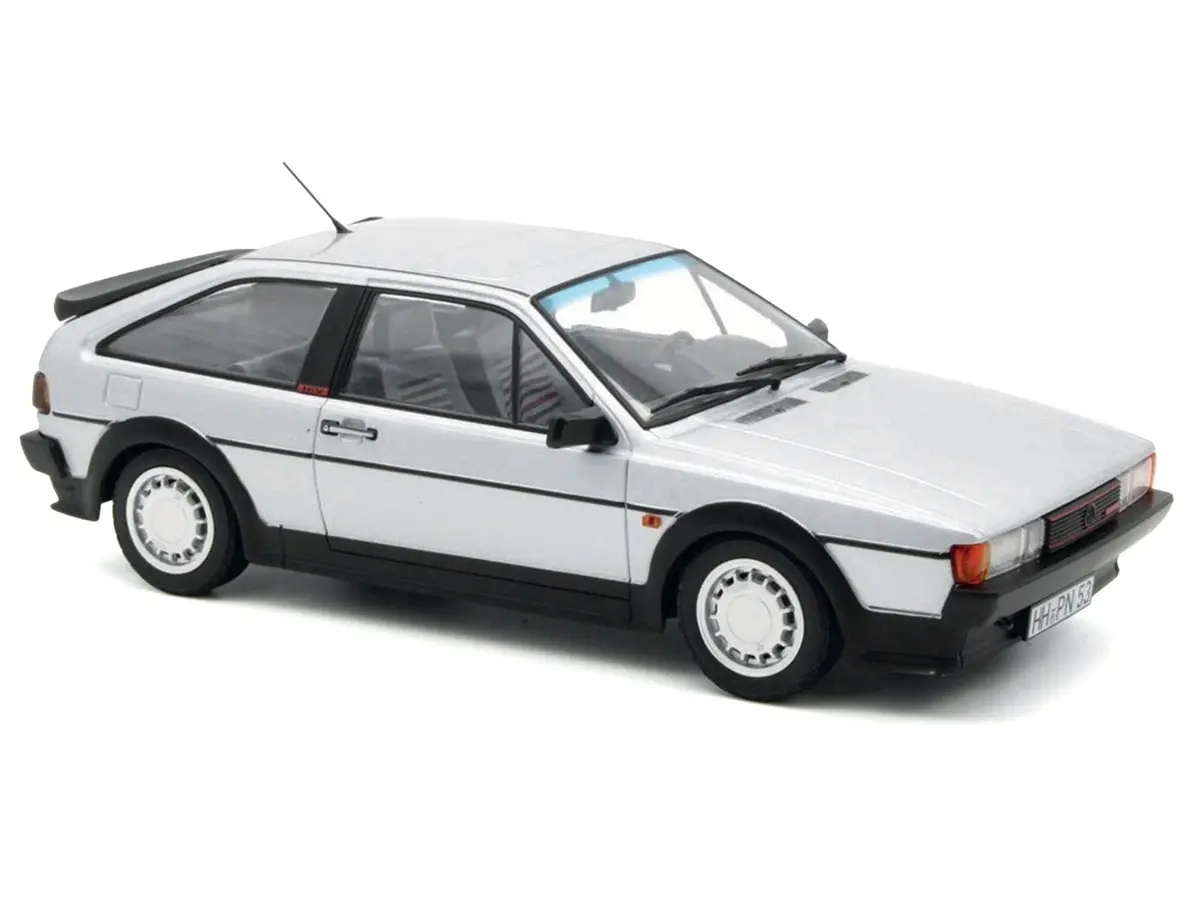 1988 Volkswagen Scirocco Gtx 16V Flash Silver Metallic 1/18 Diecast Model Car By Norev 2