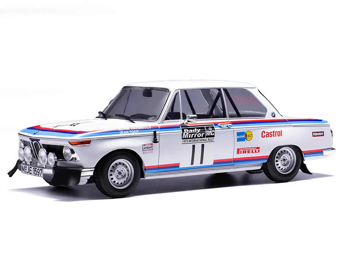 Bmw 2002 #11 Achim Warmbold - Jean Todt "Rac Rally" (1973) 1/18 Diecast Model Car By Ixo Models 2