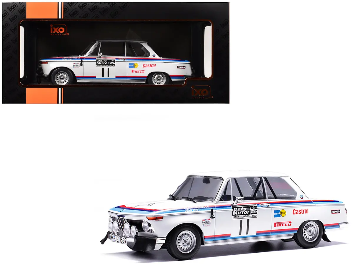 Bmw 2002 #11 Achim Warmbold - Jean Todt "Rac Rally" (1973) 1/18 Diecast Model Car By Ixo Models 1