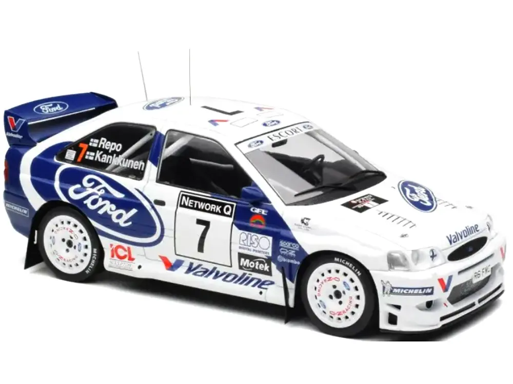 Ford Escort Wrc #7 Juha Kankkunen - Juha Repo 2Nd Place "Rac Rally" (1998) 1/18 Diecast Model Car By Ixo Models 2