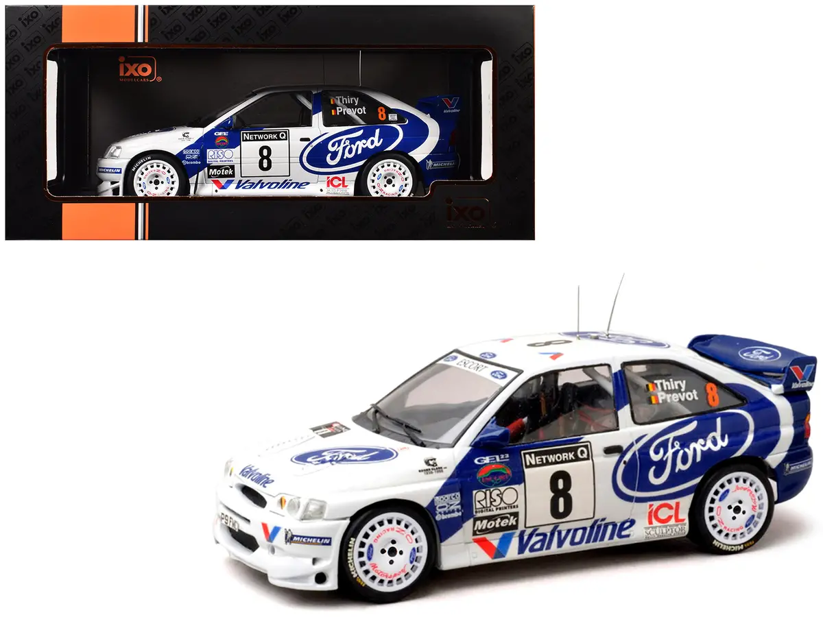 Ford Escort Wrc #8 Bruno Thiry - Stephane Prevot 3Rd Place "Rac Rally" (1998) 1/18 Diecast Model Car By Ixo Models 1