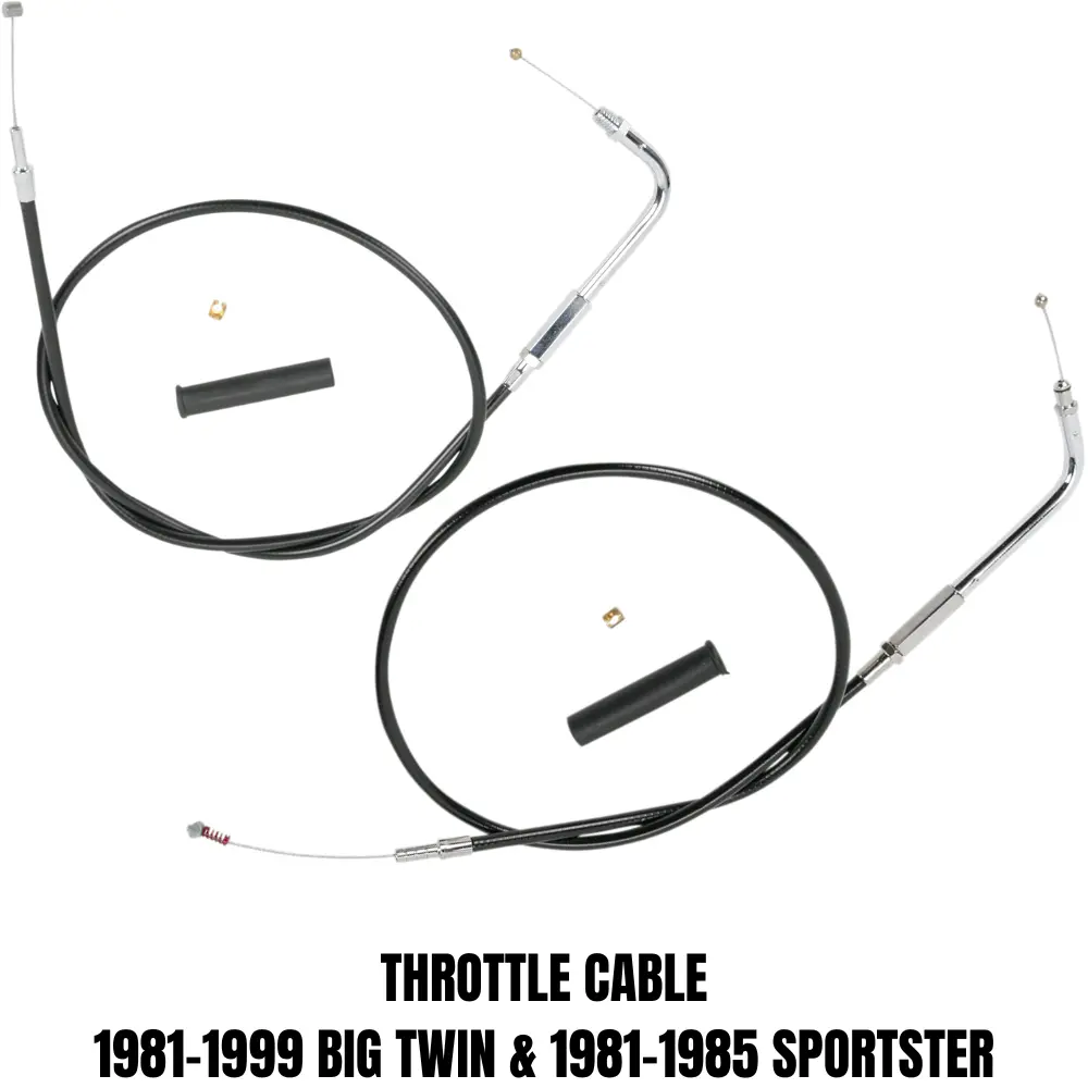 Drag Specialties Throttle Cable For 1981-1989 Harley-Davidson 1