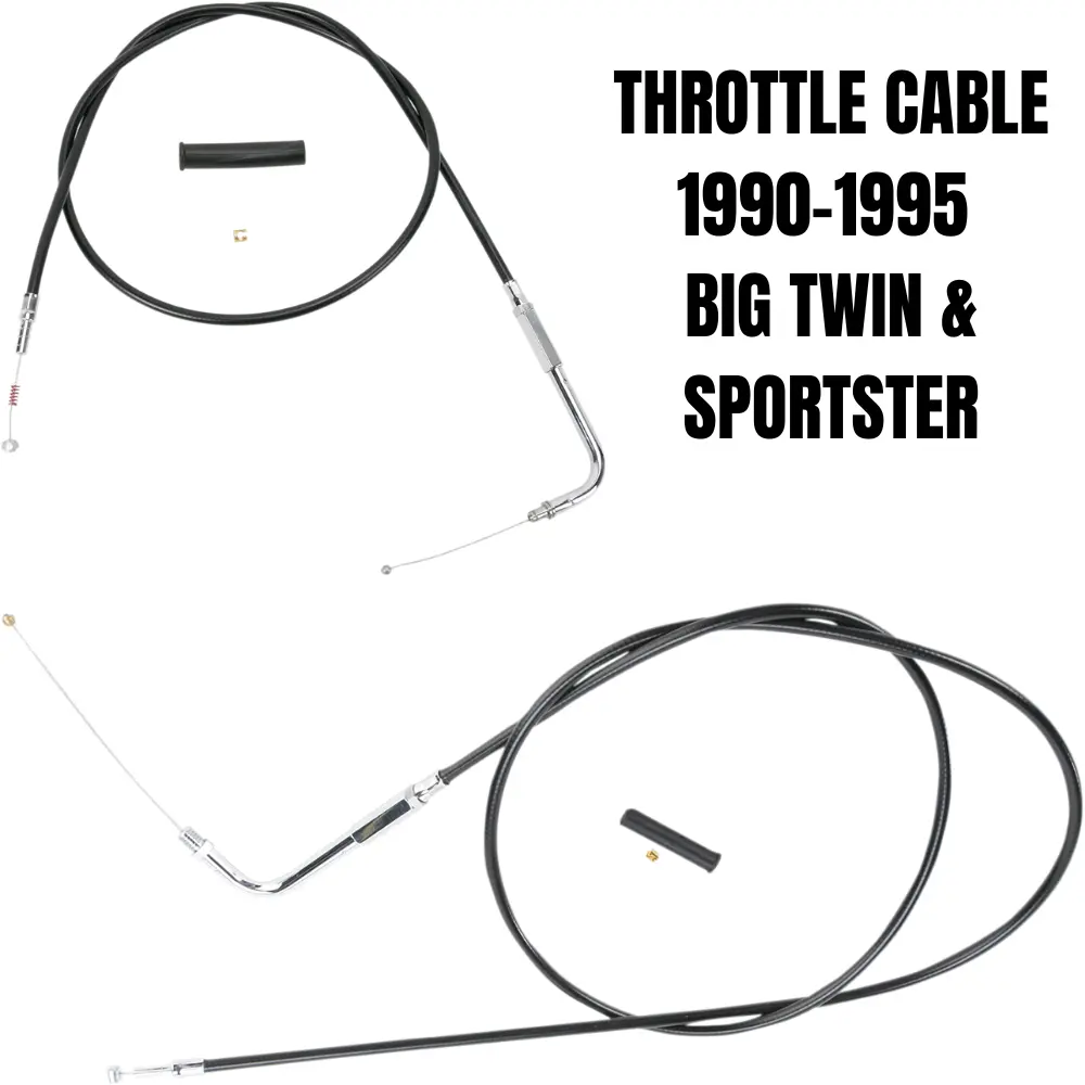 Drag Specialties Throttle Cable For 1990-1995 Harley-Davidson 1