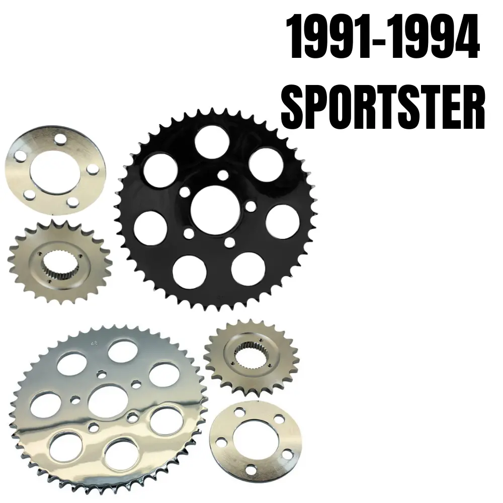 Tc Bros. Belt-To-Chain Conversion Kit For Harley-Davidson Sportster 1991-1994 1