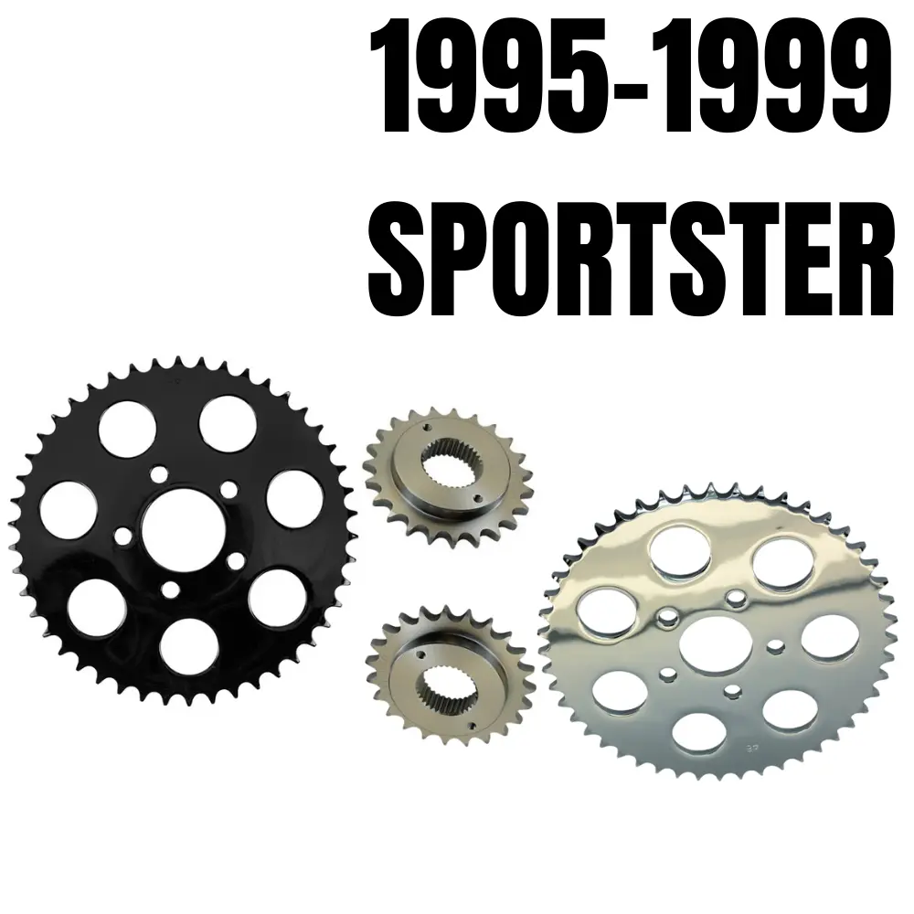 Tc Bros. Belt-To-Chain Conversion Kit For Harley-Davidson Sportster 1995-1999 1