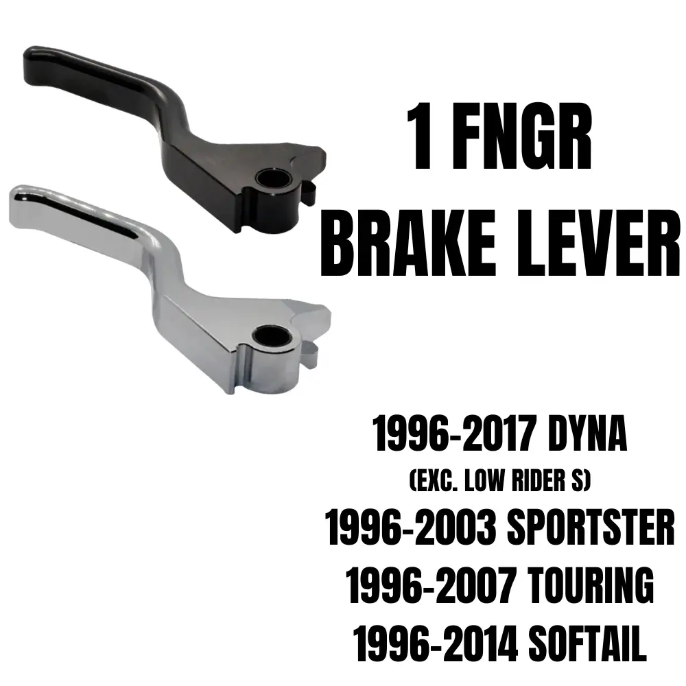 1Fngr Brake Lever For 1996-2017 Harley-Davidson 1