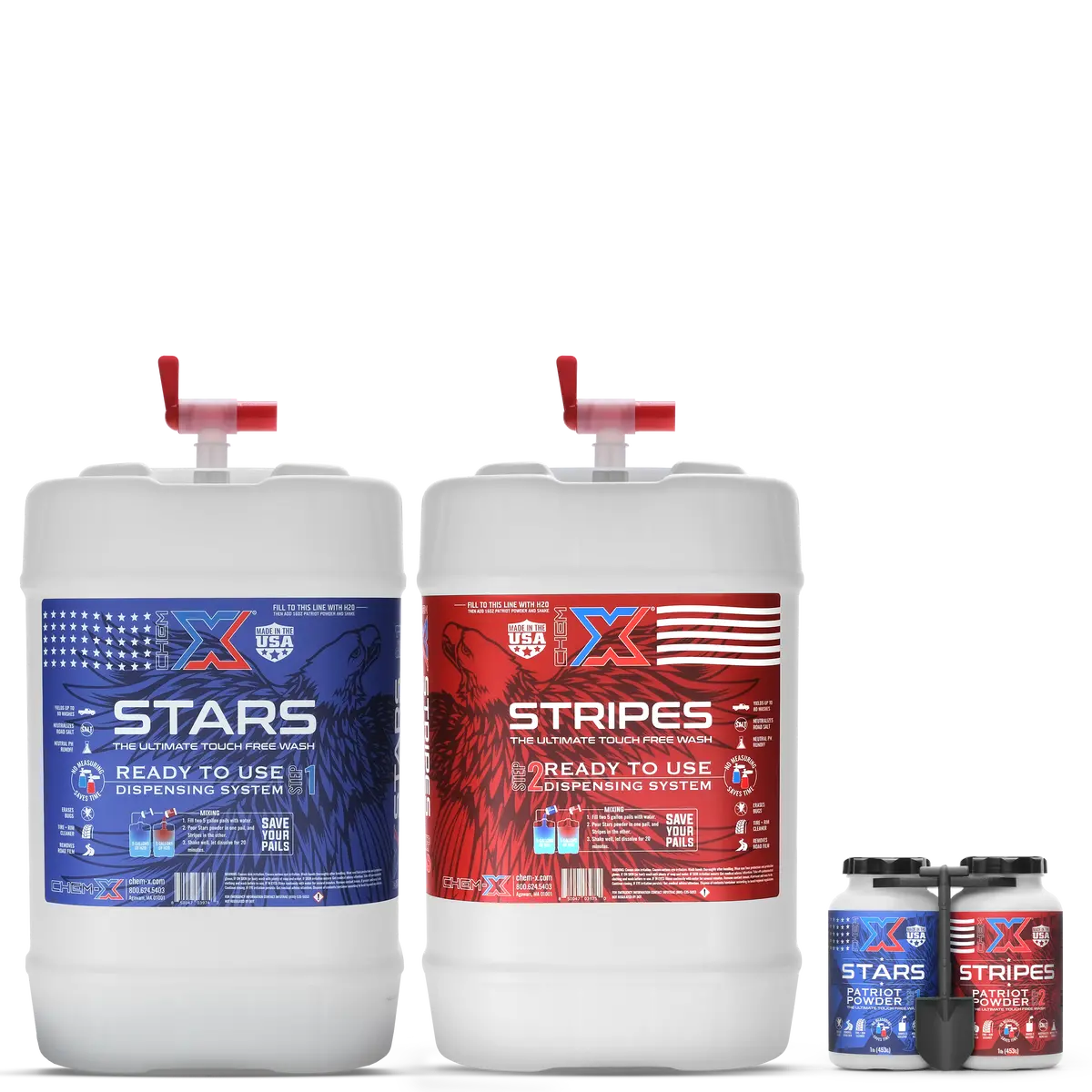 Stars + Stripes Patriot Powder: The Ultimate Touch Free Vehicle Wash 3