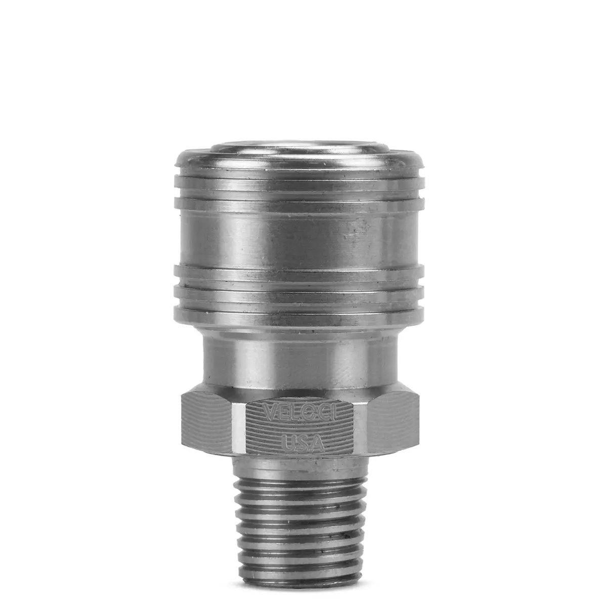 Prima Stainless Steel Qc Coupler: 1/4" Male 1