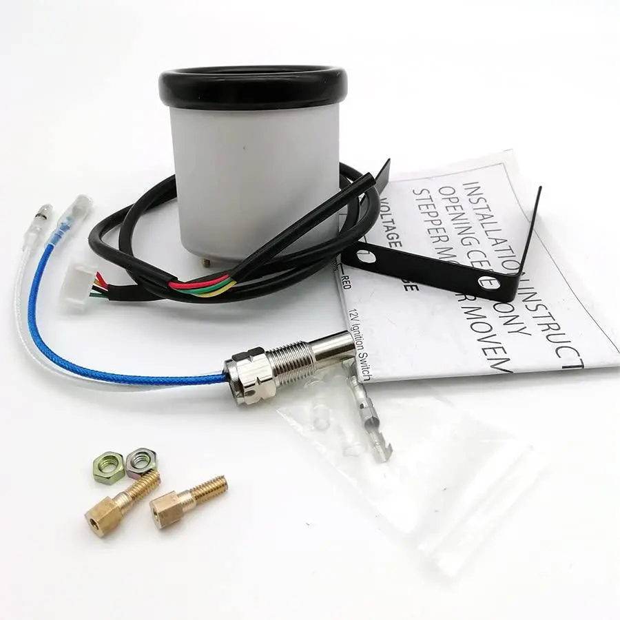 2 Inch Transmission Oil Cooler Temp Gauge Sender Unit An Hose End Adapter 3