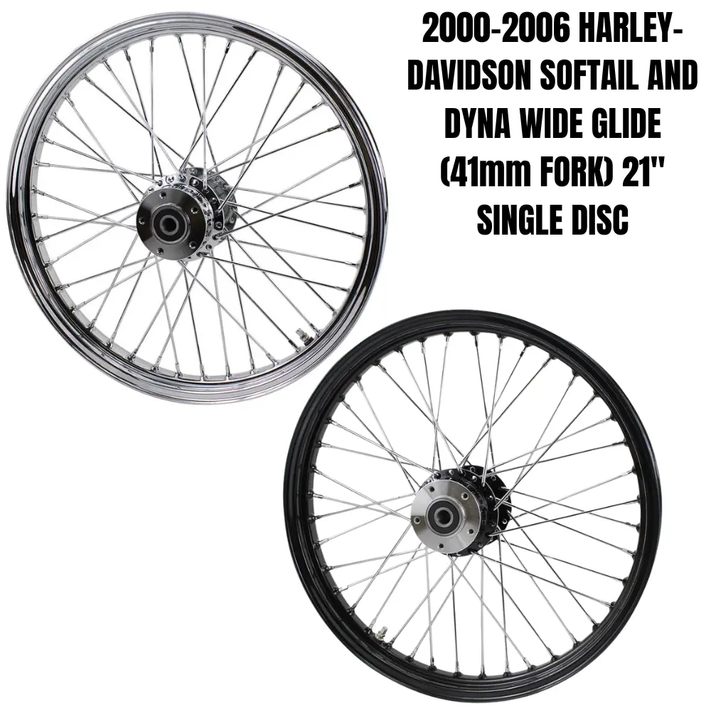 Moto Iron 21” × 2.15” Front Wheel For 2000-2006 Harley-Davidson Big Twin 1