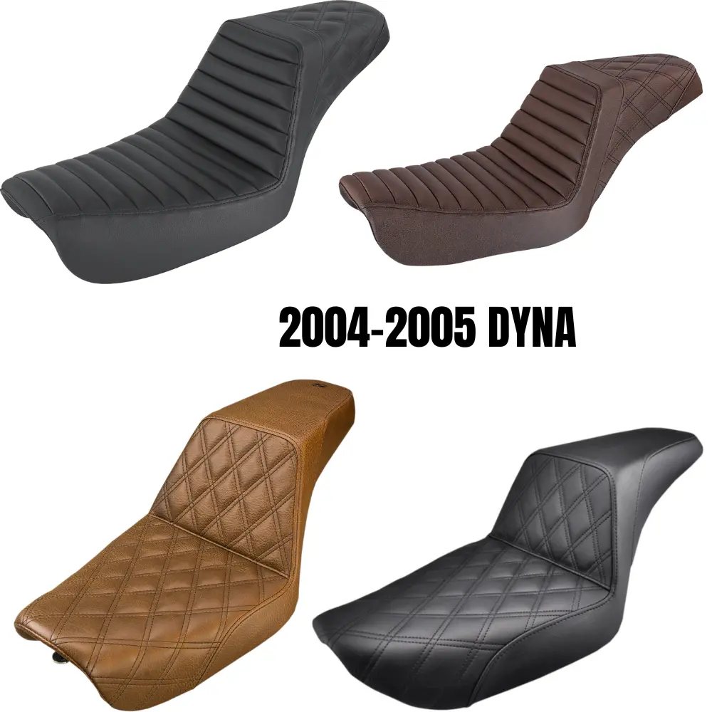 Saddlemen Step-Up Seat For 2004-2005 Harley-Davidson Dyna 1
