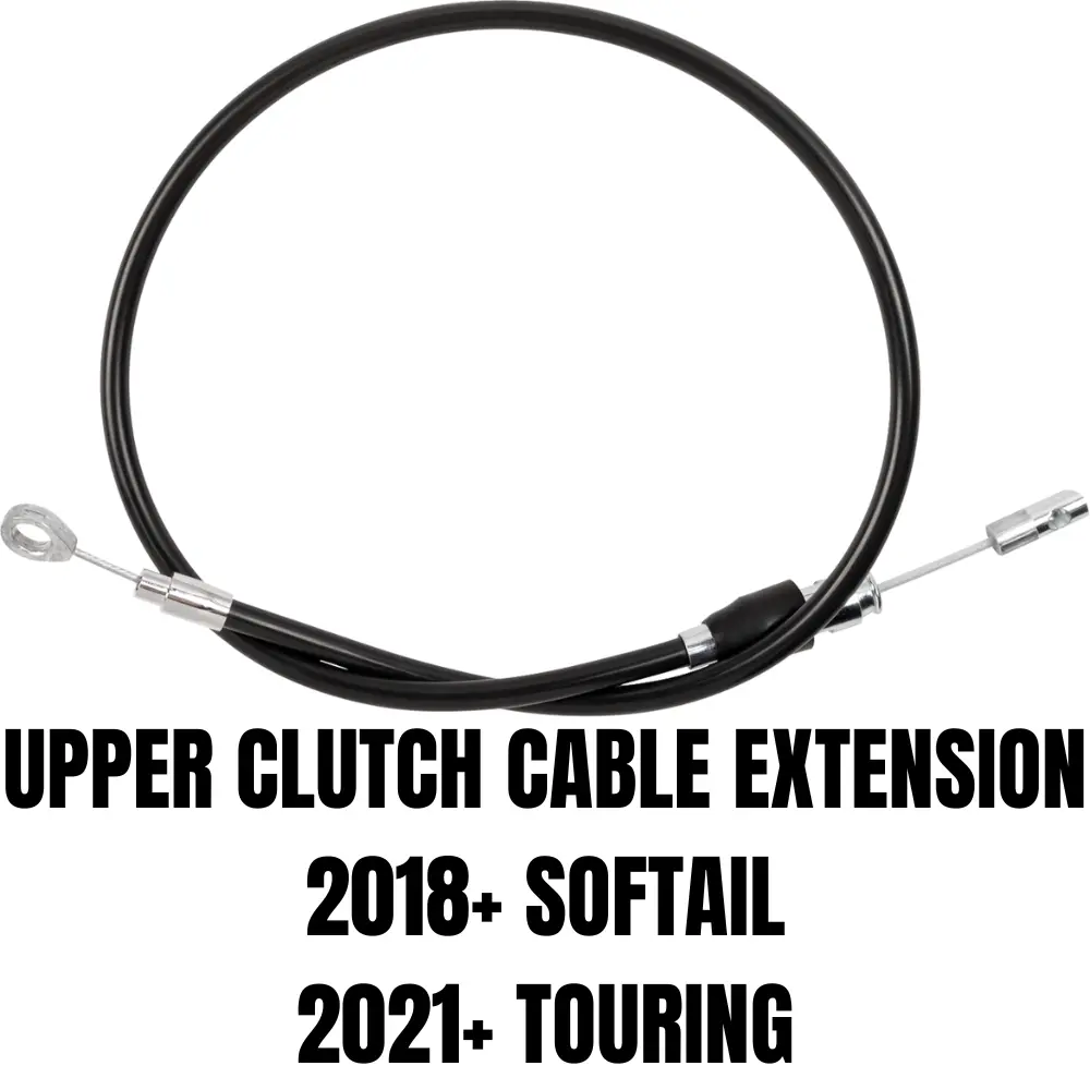 Drag Specialties Upper Clutch Cable For 2018-Up Harley-Davidson Softail And Touring 1
