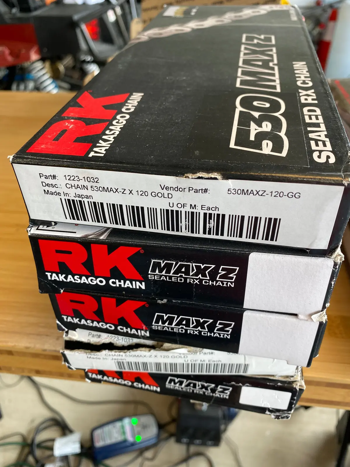 Rk Takasago Chain - 530 Max Z, 120 Links With Rivet Master Link (New) 1
