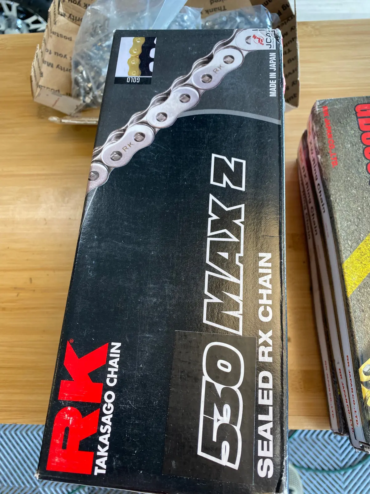 Rk Takasago Chain - 530 Max Z, 120 Links With Rivet Master Link (New) 2