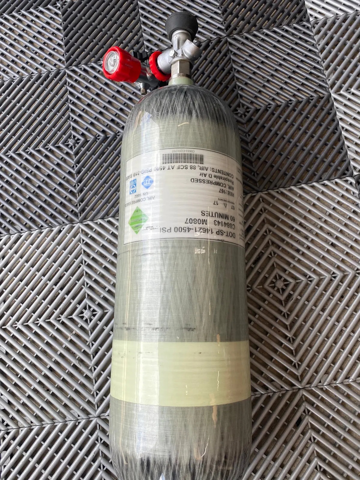 Large 9L Carbon Fiber Fill Tank 4500 Psi 1