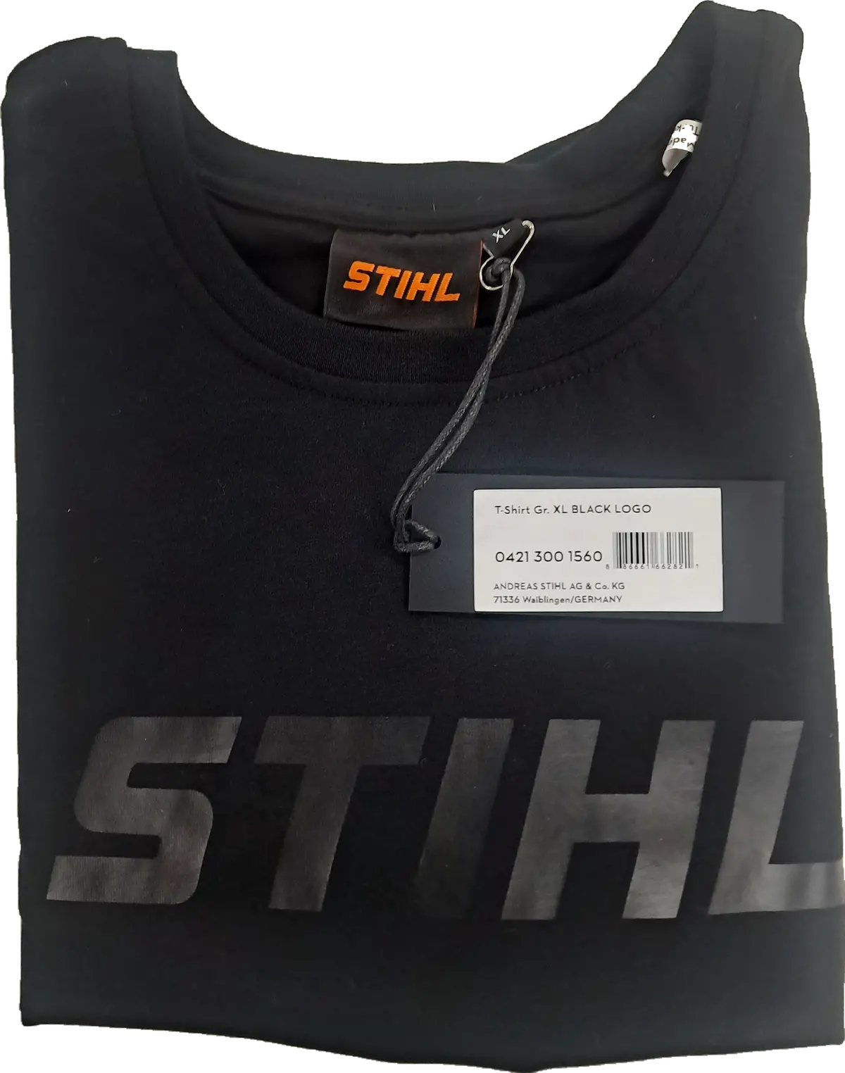 Stihl T-Shirt Sz Xl Black Logo Black (0421 300 1560) 2