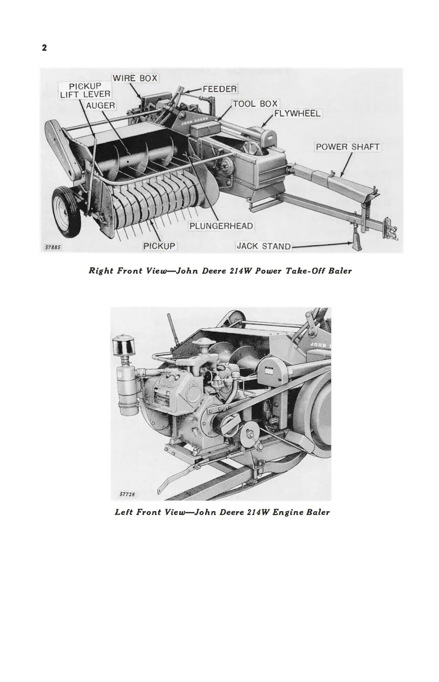John Deere 214W Automatic Pickup Baler - Operator's Manual 2