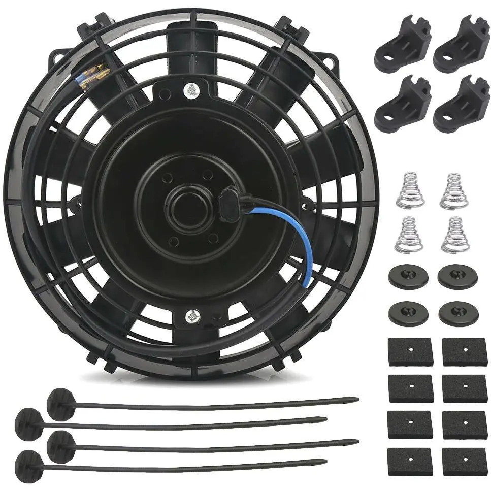 23 Row 6An Transmission Oil Cooler Electric Fan Hose Line Thermostat Switch 4