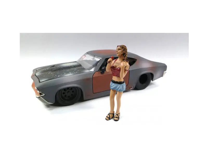 "Look Out Girl - Monica" Figure For 1/24 Diecast Models By American Diorama 1