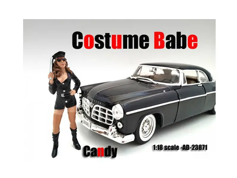 "Costume Babe - Candy" Accessory Figure For 1/18 Diecast Models By American Diorama 1