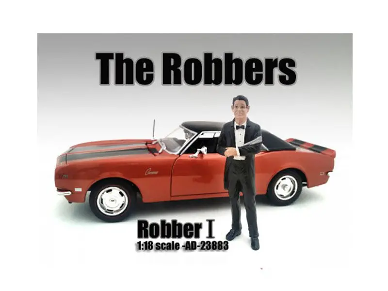 "The Robbers" Accessory Figure #1 For 1:18 Scale Diecast Models By American Diorama 1