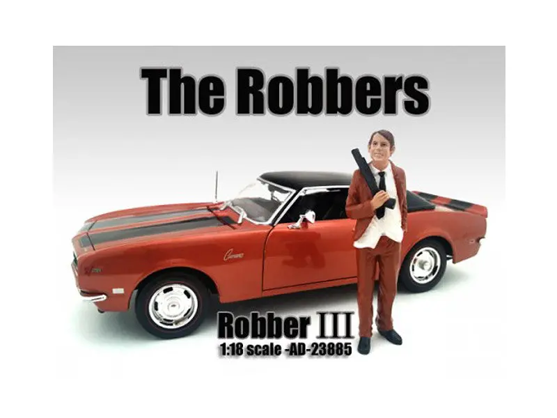 "The Robbers" Accessory Figure #3 For 1/18 Scale Diecast Models By American Diorama 1
