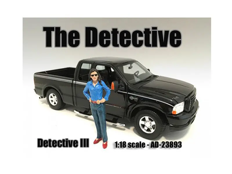 "The Detective" Accessory Figure #3 For 1/18 Scale Diecast Models By American Diorama 1