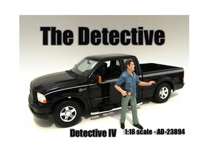 "The Detective" Accessory Figure #4 For 1/18 Scale Diecast Models By American Diorama 1
