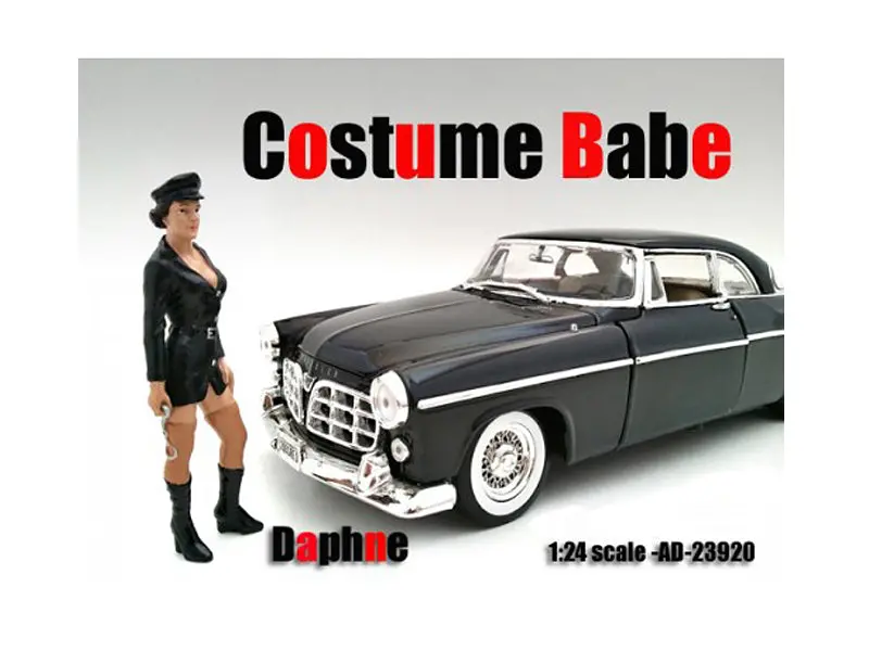 "Costume Babe - Daphne" Accessory Figure For 1/24 Scale Models By American Diorama 1