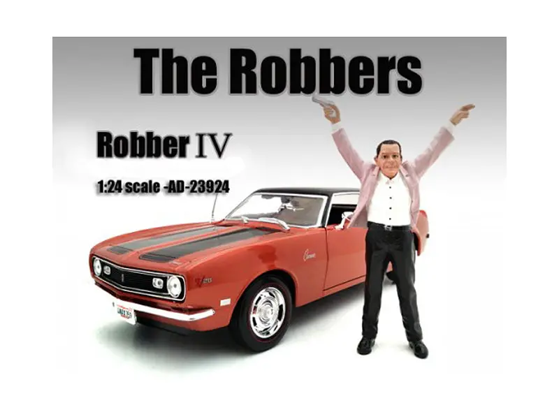 "The Robbers" Accessory Figure #4 For 1/24 Scale Diecast Models By American Diorama 1