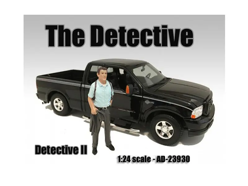 "The Detective" Accessory Figure #2 For 1/24 Scale Diecast Models By American Diorama 1