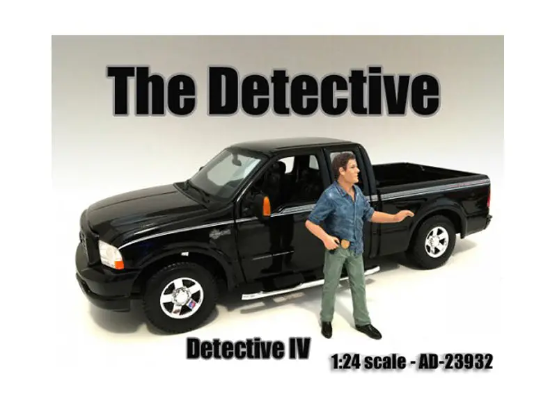 "The Detective" Accessory Figure #4 For 1/24 Scale Diecast Models By American Diorama 1