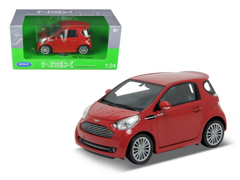 Aston Martin Cygnet Red 1/24 Diecast Model Car By Welly 1