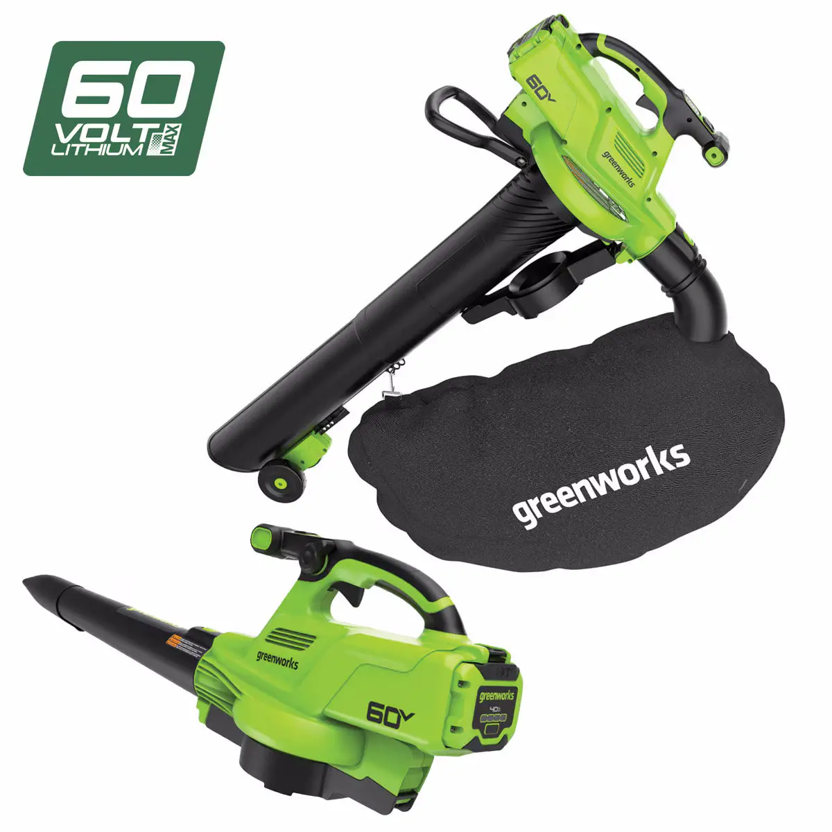 Greenworks Bvc401 60V Battery Blower Vacuum (Skin Only) 1