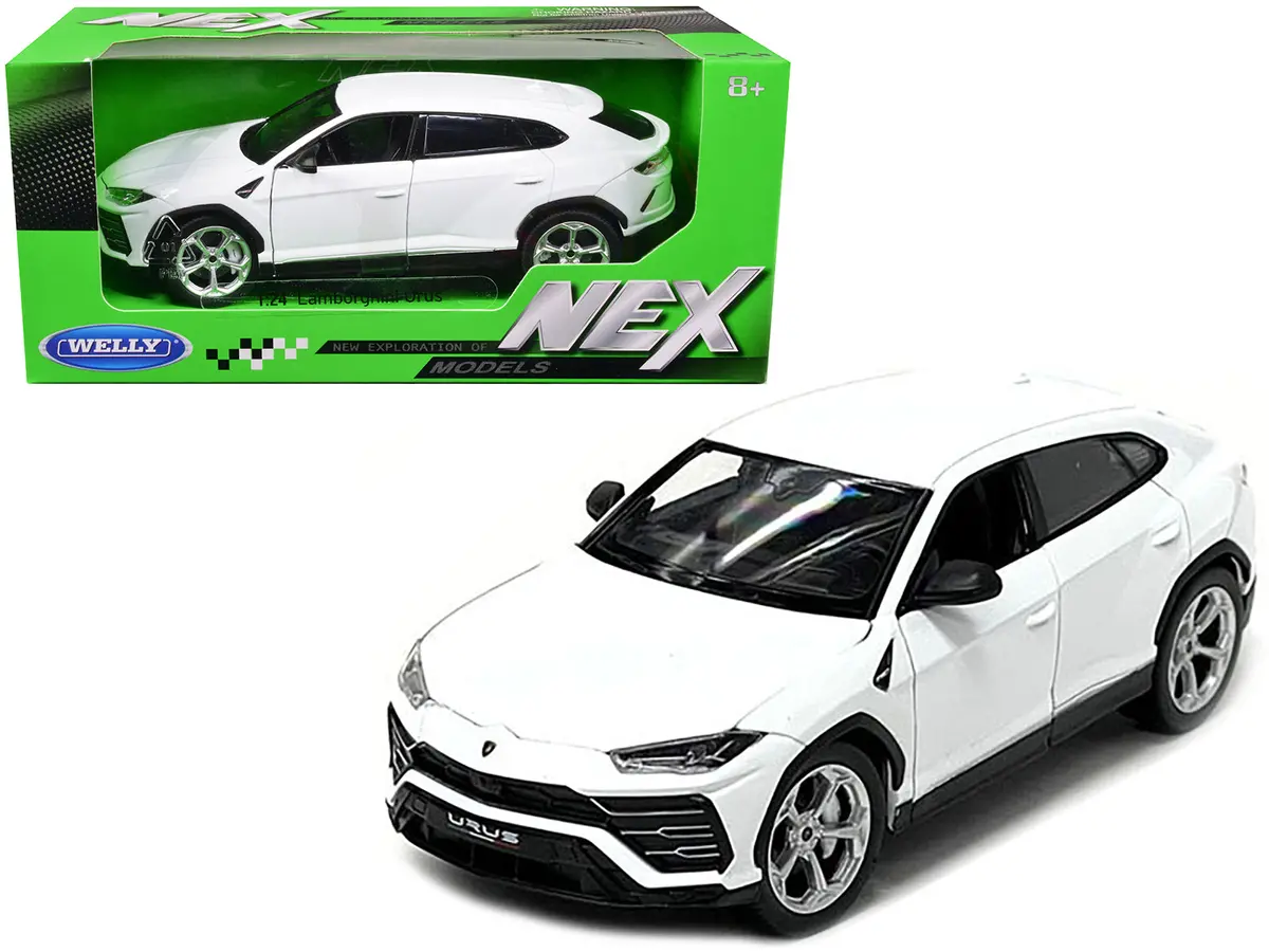 Lamborghini Urus White "Nex Models" 1/24 Diecast Model Car By Welly 1