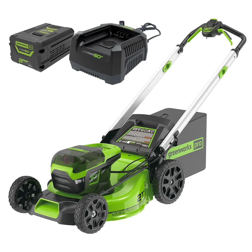 Greenworks 60V Battery 18" (460Mm) 4.0Ah Self Propelled Lawn Mower Kit 1