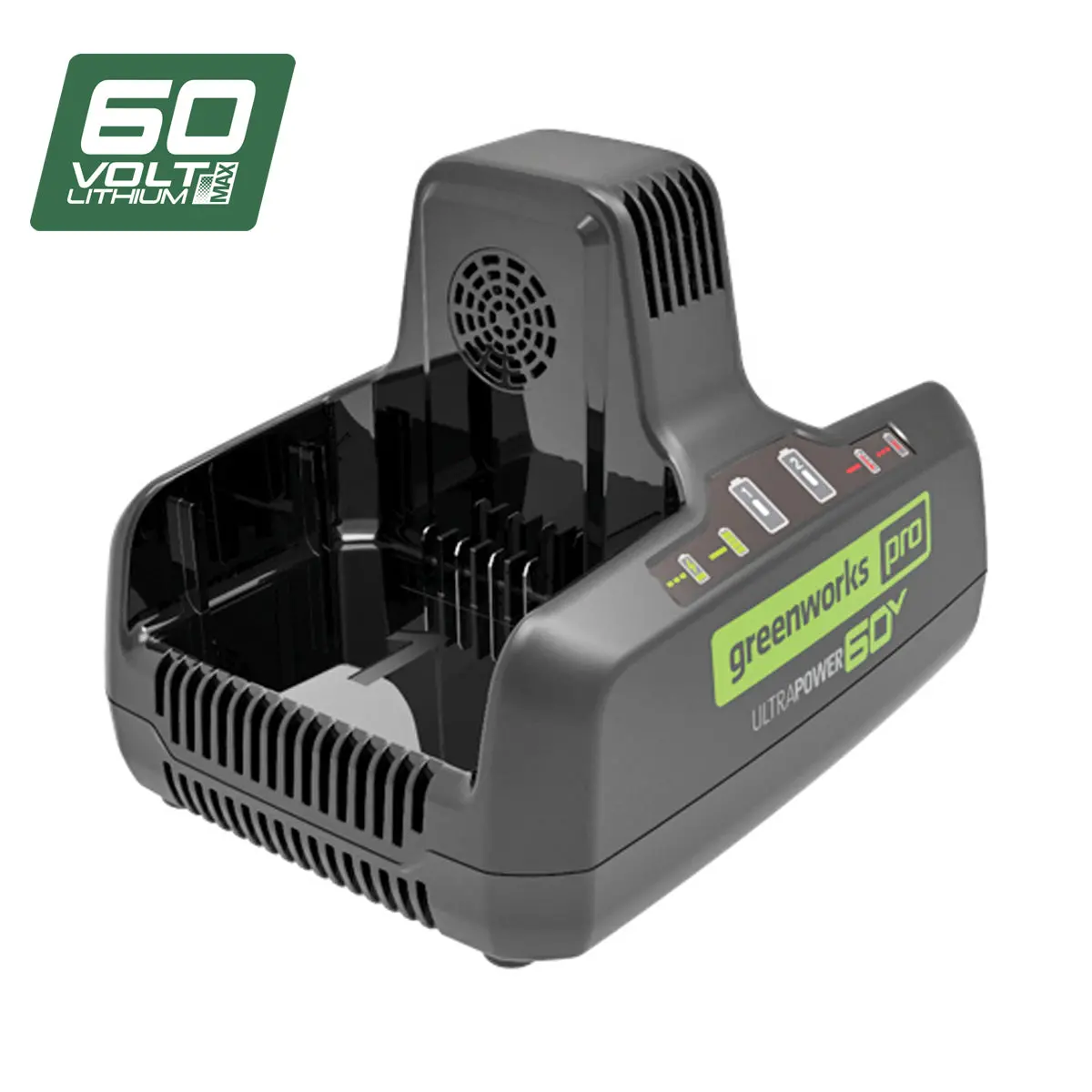 Greenworks 60V 10A Dual Port Charger 1