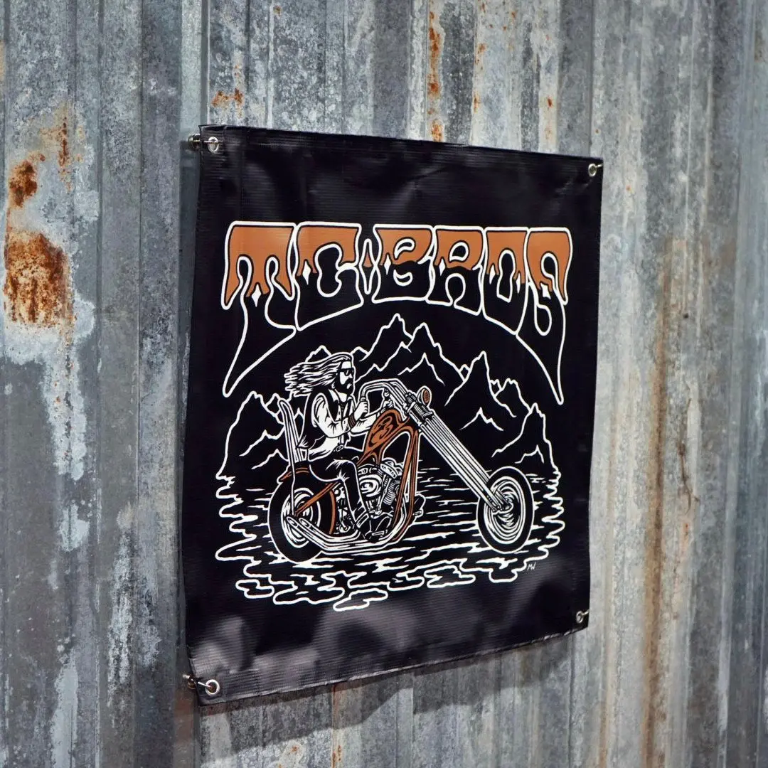 Tc Bros. Chopper Banner 2Ftx2ft 1