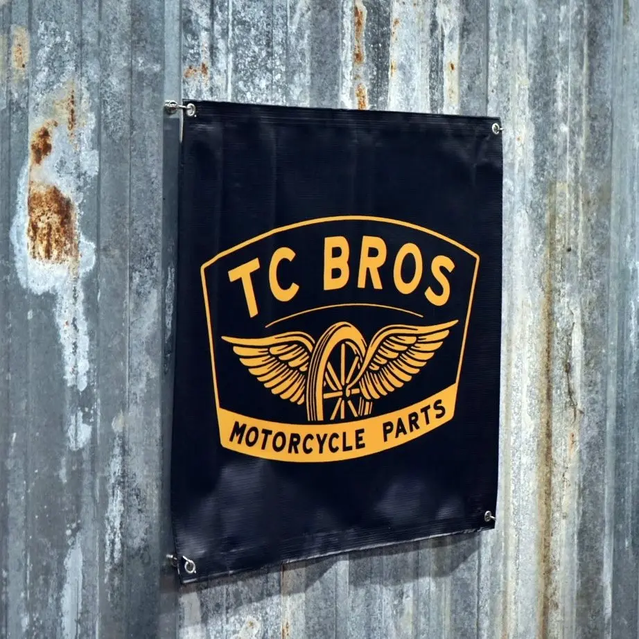 Tc Bros. Winged Wheel Banner 2Ftx2ft 1