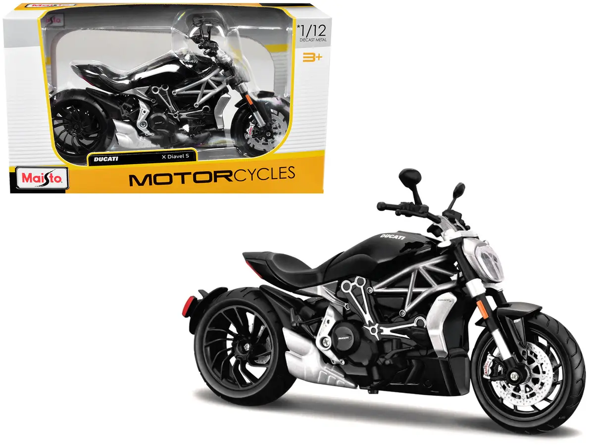 Ducati X Diavel S Black 1/12 Diecast Motorcycle Model By Maisto 1