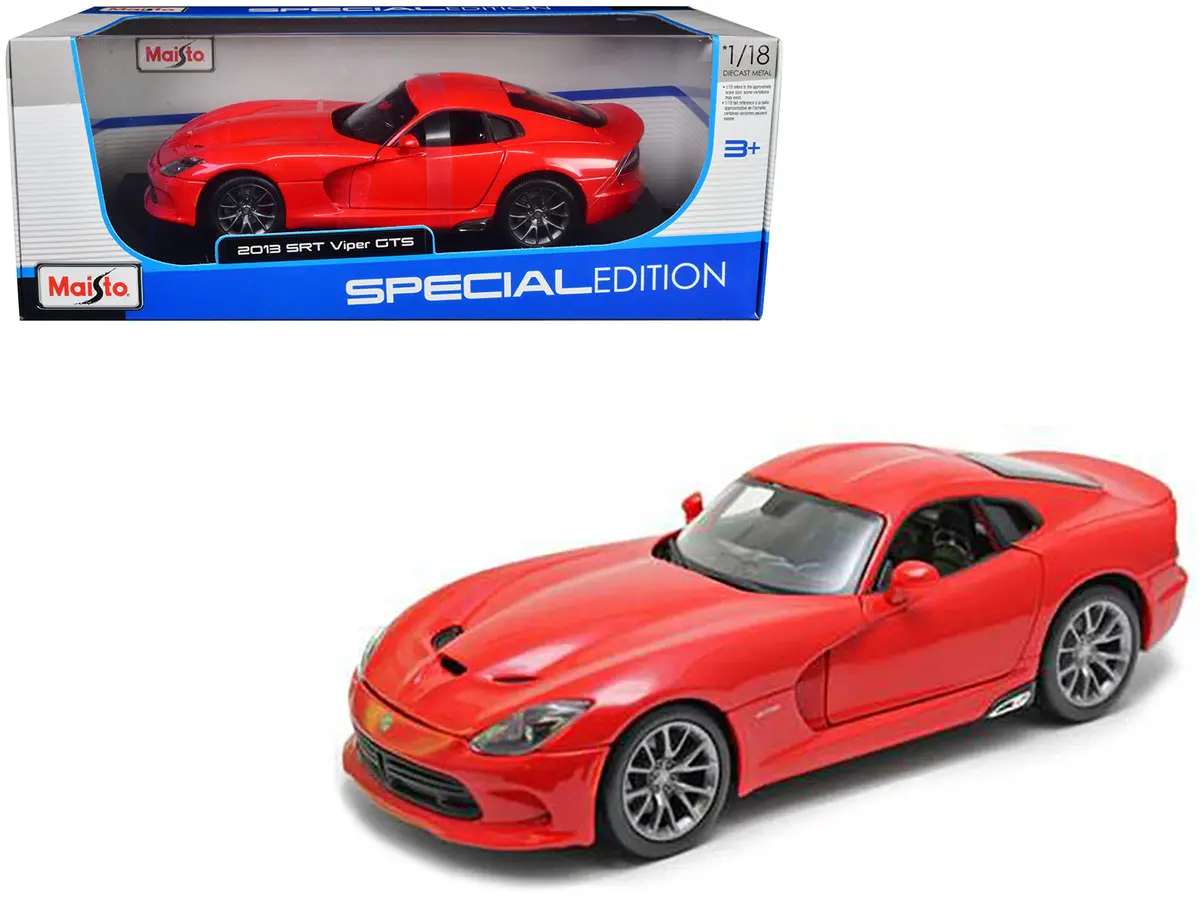 2013 Dodge Viper Gts Srt Red 1/18 Diecast Model Car By Maisto 1