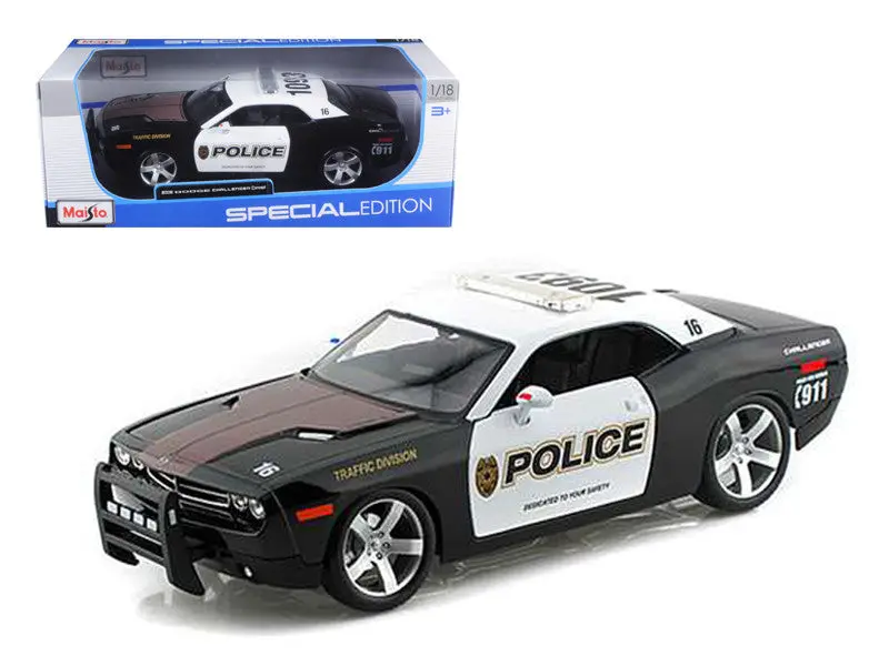 2006 Dodge Challenger Concept Police 1/18 Diecast Model Car By Maisto 1