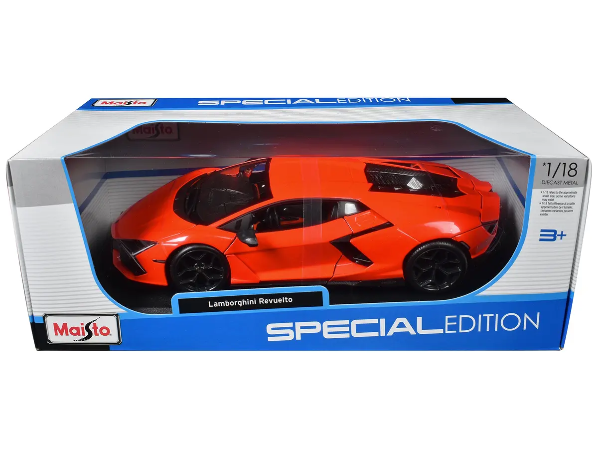 Lamborghini Revuelto Orange "Special Edition" Series 1/18 Diecast Model Car By Maisto 1