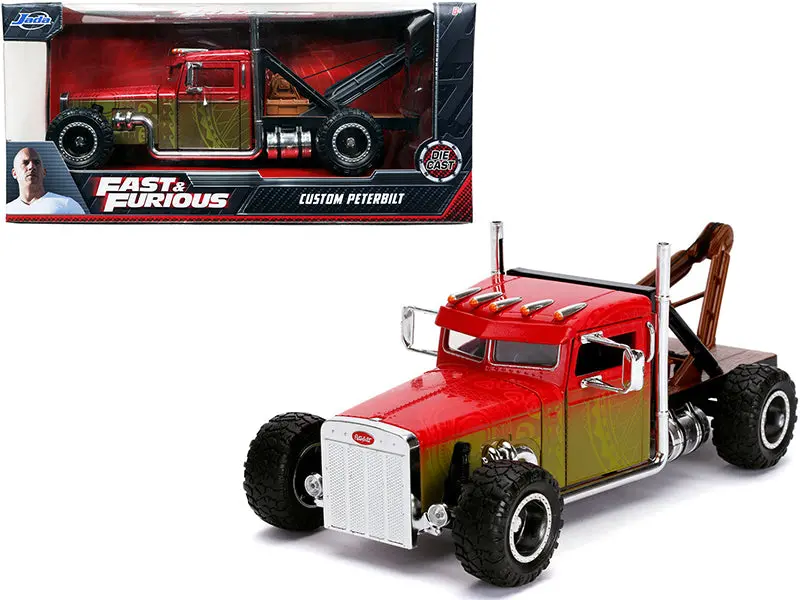 Custom Peterbilt Tow Truck "Fast & Furious" Series 1/24 Diecast Model By Jada 1