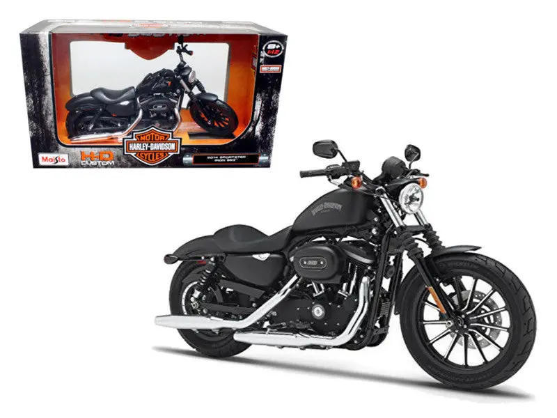 2014 Harley Davidson Sportster Iron 883 1/12 Diecast Motorcycle Model By Maisto 1