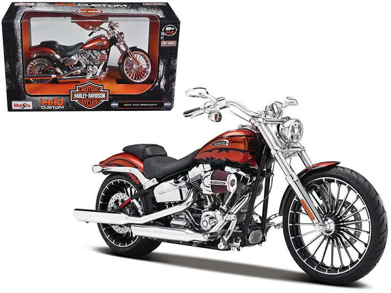 2014 Harley Davidson Cvo Breakout 1/12 Diecast Motorcycle Model By Maisto 1