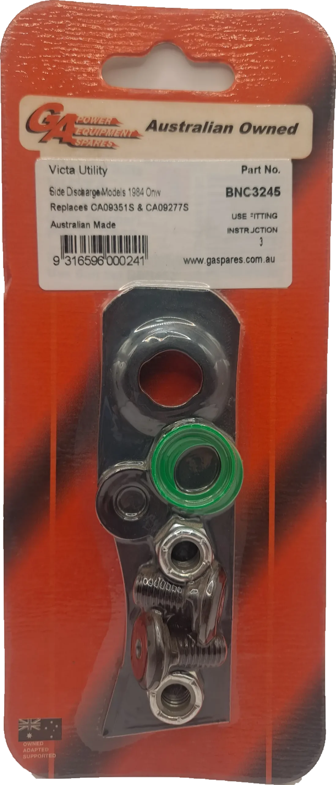 Victa Utility Mower Blade & Bolt Kit X 2 (Bnc3245) 1